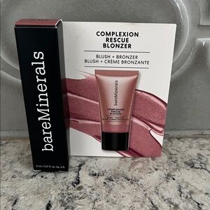 4/$14 bareMinerals Complexion Rescue Blonzer, Kiss of Mauve, Travel Size 5mL New